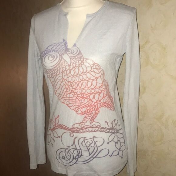Cute Owl Long Sleeve Tee Shirt! - Picture 1 of 7